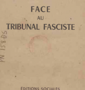 Face au tribunal fasciste